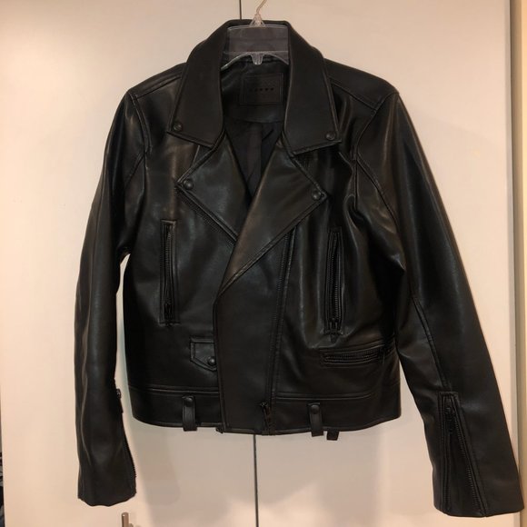 Faux Leather Jacket - Picture 1 of 3
